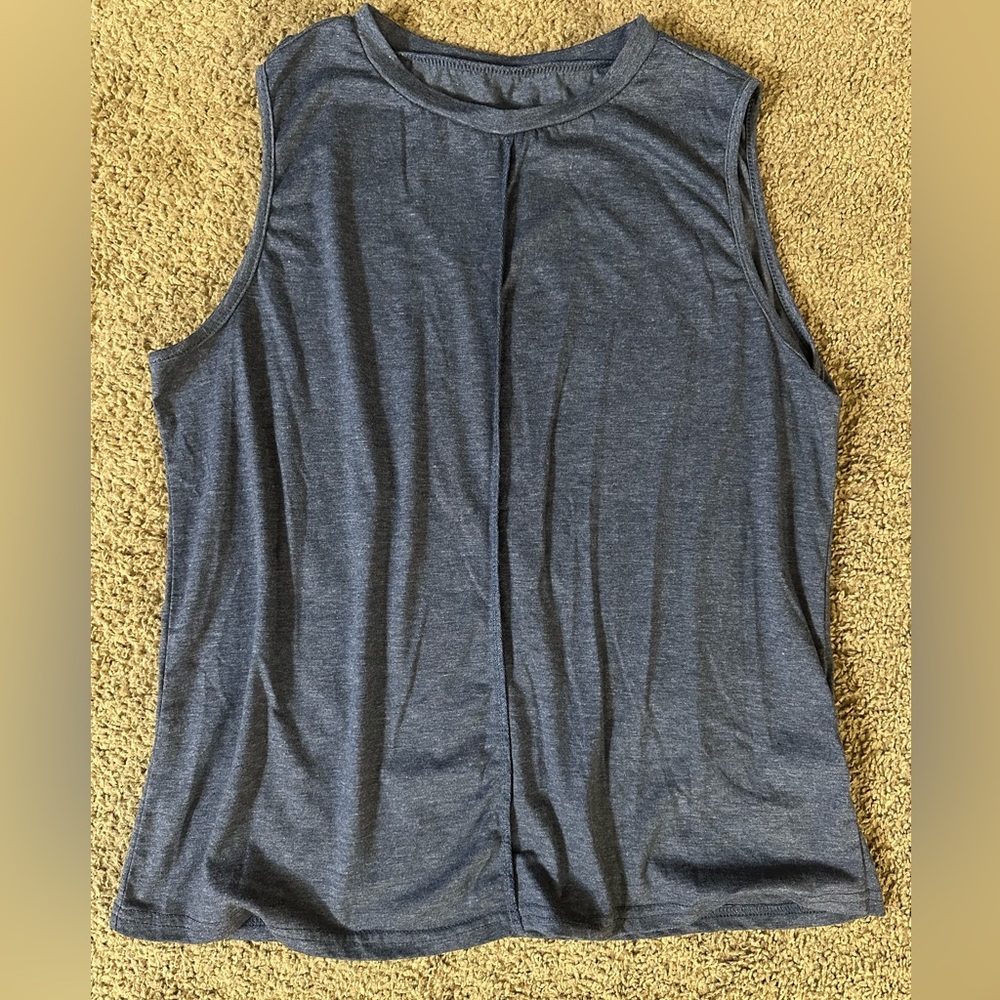 SHEIN Blue Tank Top